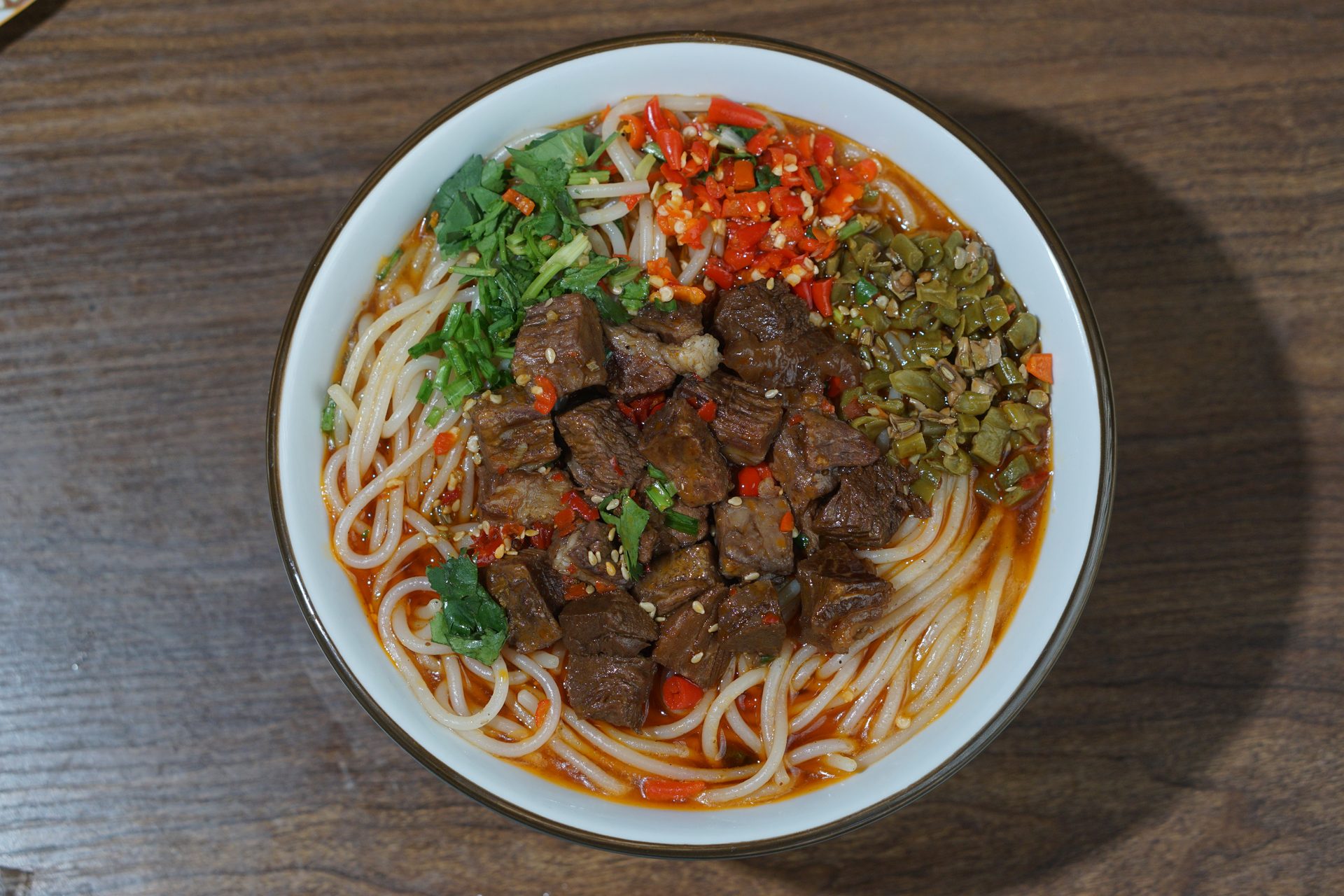 丹姨常德红烧牛肉粉 — 大块牛肉盖码